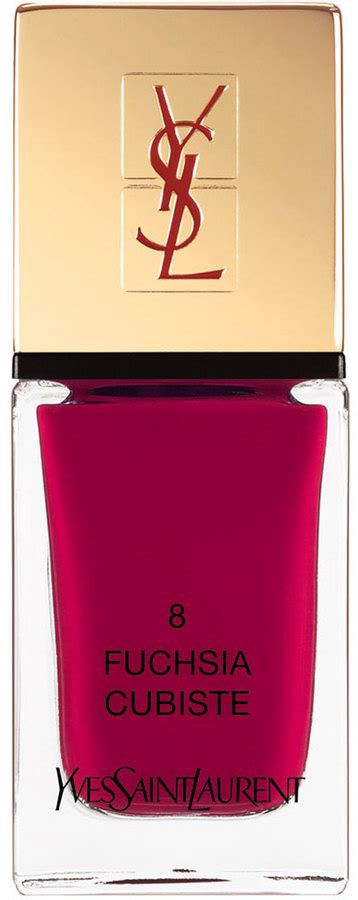 fuchsia cubiste ysl|Yves Saint Laurent Beaute La Laque No8 Fuchsia Cubiste.